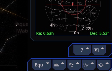 Bottom-right layer menus