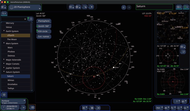 2D Planisphere